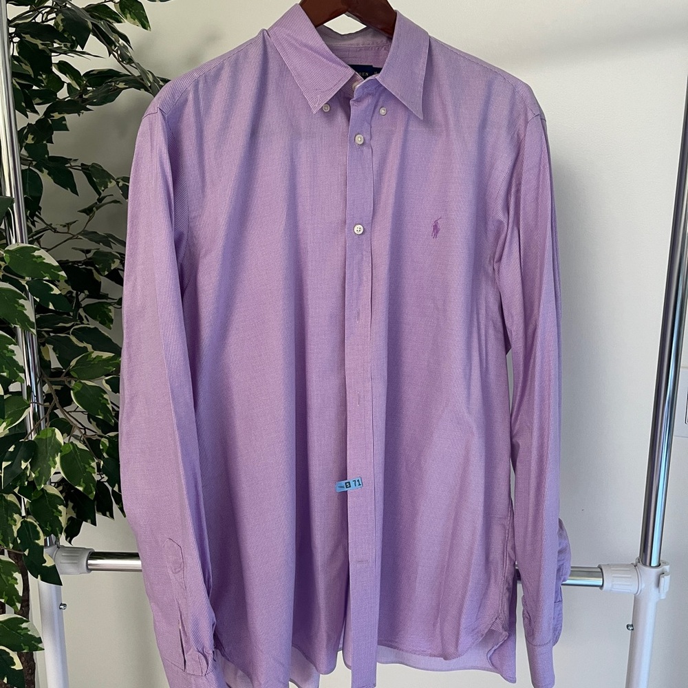 Ralph Lauren Men's Purple Shirt